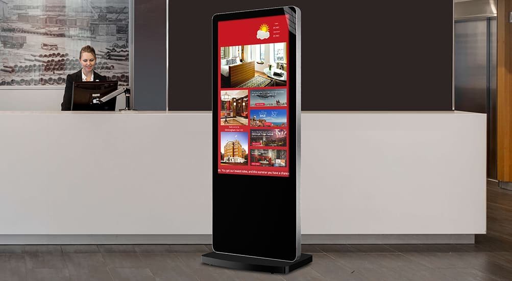 Hotel-Digital-Signage-System Segnaletica Digitale, Display informativi per Hotel, albergo, Resort, e attività commerciali