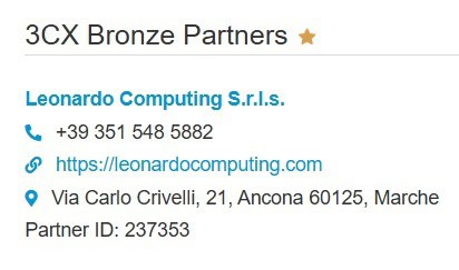 3CX Partner Ufficiale Italia 5 Logo 3CX